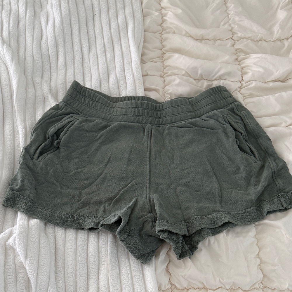 Aerie Olive Athletic Shorts